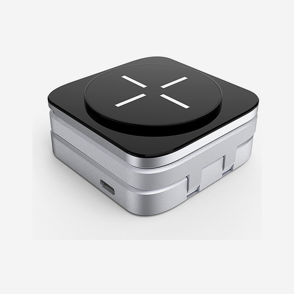 Charging station folded flat