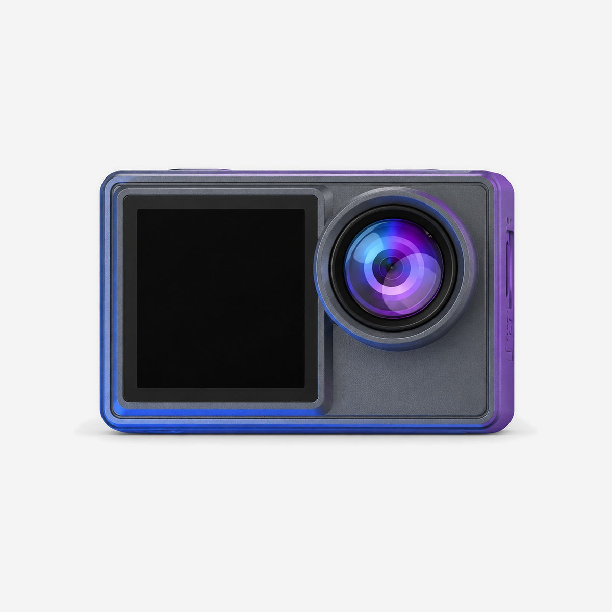 5K dual-screen action camera, front