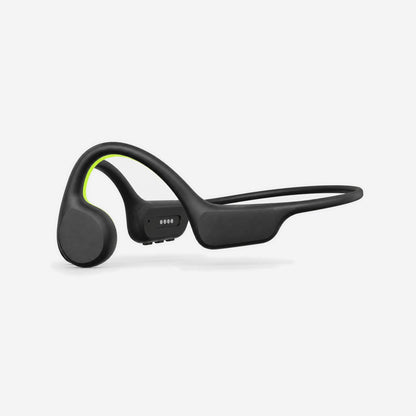 Bone-conduction swim headphones, side