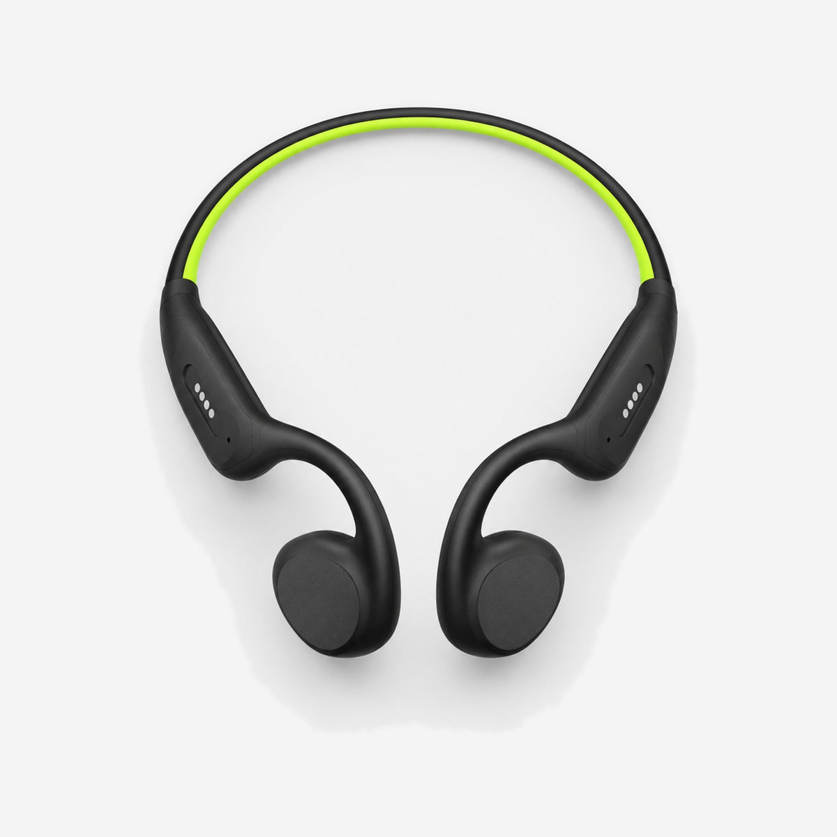 Bone-conduction swim headphones, top