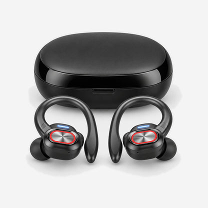 Sport wireless earbuds with case